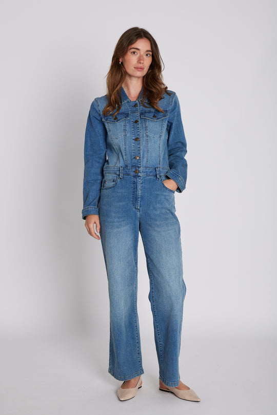 PBO Bello jumpsuit denim blue