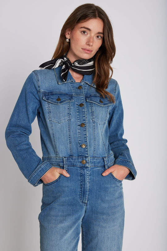 PBO Bello jumpsuit denim blue