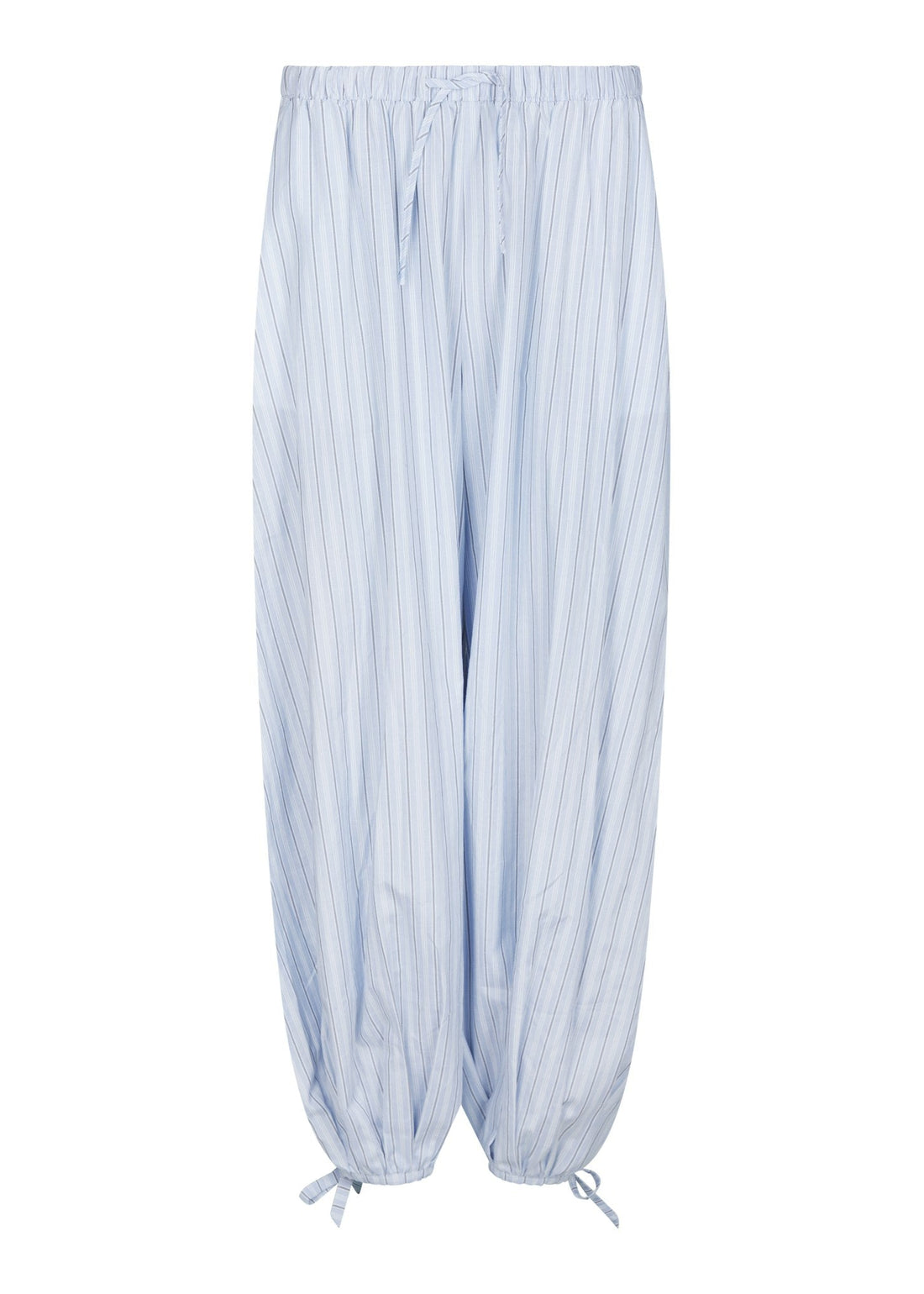 Neo Noir Roxane Balloon Double Stripe Pants Light Blue
