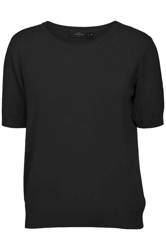 Peppercorn PCTana Short Sleeve Pullover Black