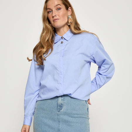 Peppercorn PCMari Shirt Cornflower blue