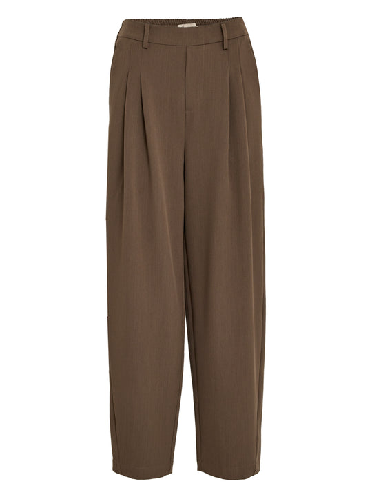 Peppercorn PCMaya HW Pant Ermine Brown Melange