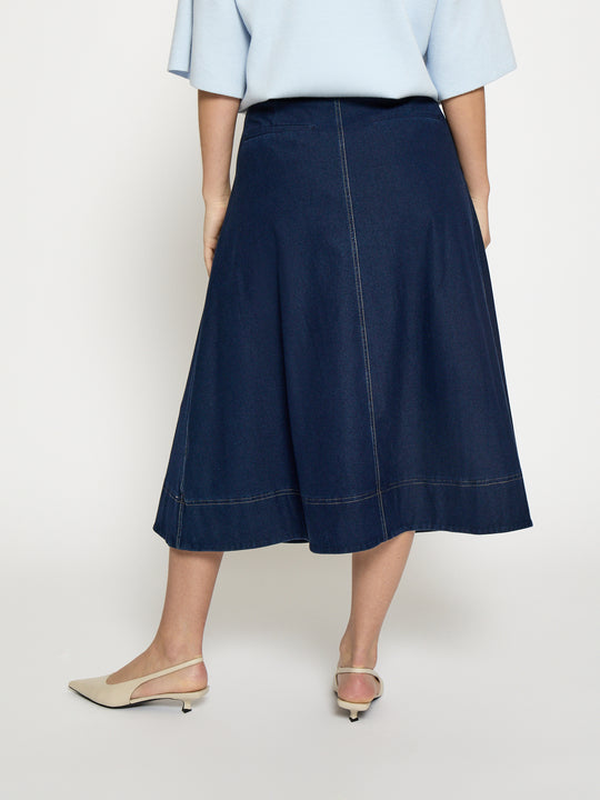 Peppercorn PCNaddie Skirt dark denim