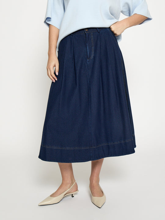 Peppercorn PCNaddie Skirt dark denim