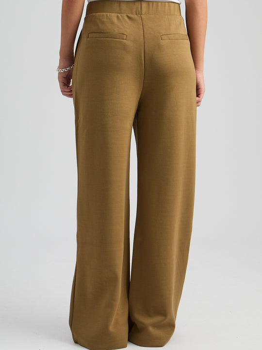 Peppercorn PCMinnie Grs Pant Kangaroo Brown