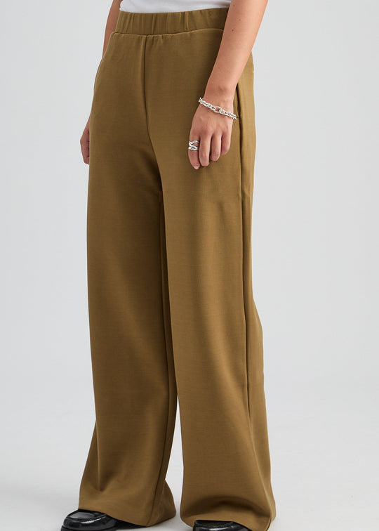 Peppercorn PCMinnie Grs Pant Kangaroo Brown
