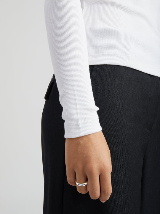 Peppercorn PCPhoebe GOTS Long Sleeve Top White