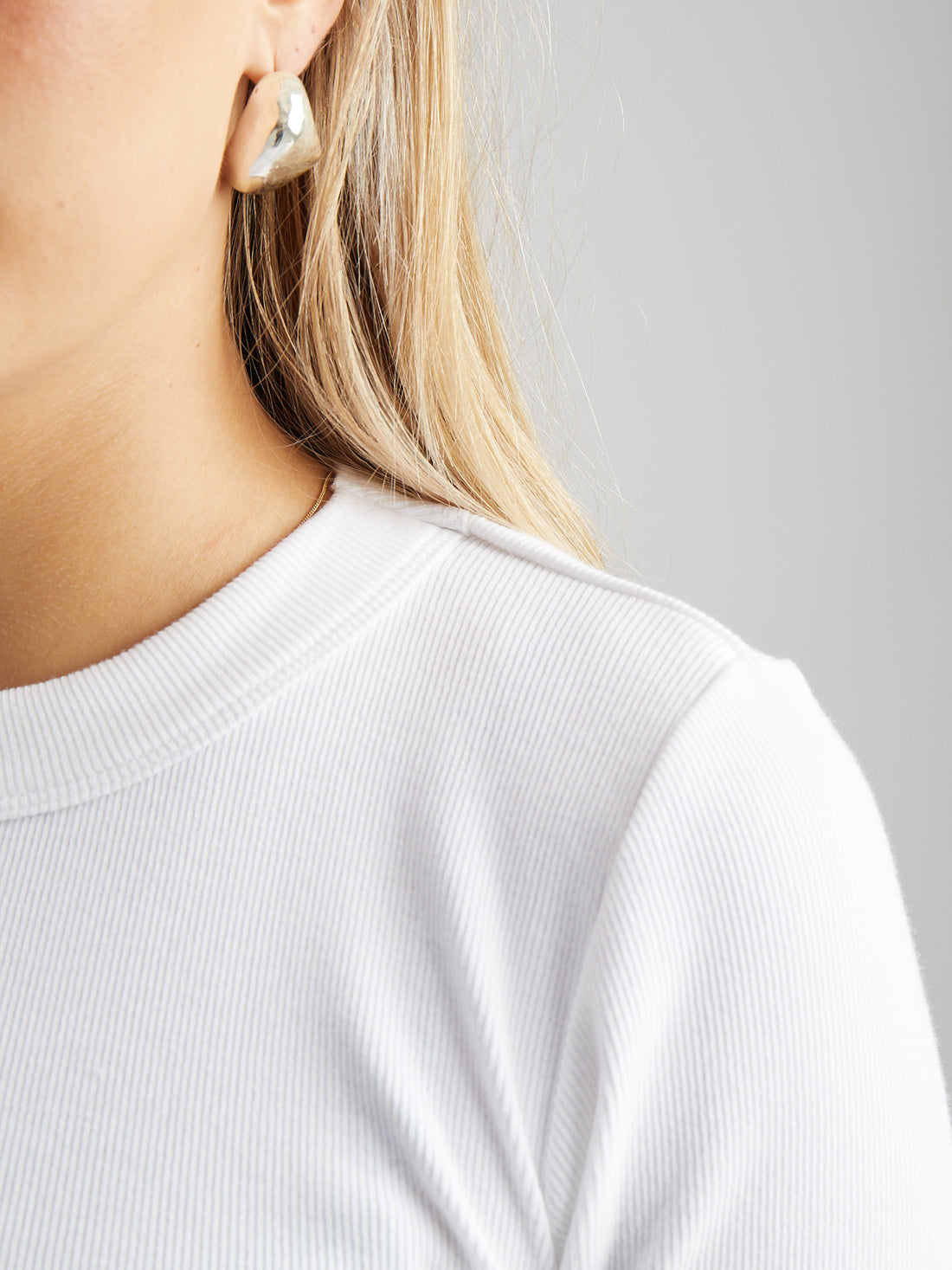 Peppercorn PCPhoebe GOTS Long Sleeve Top White