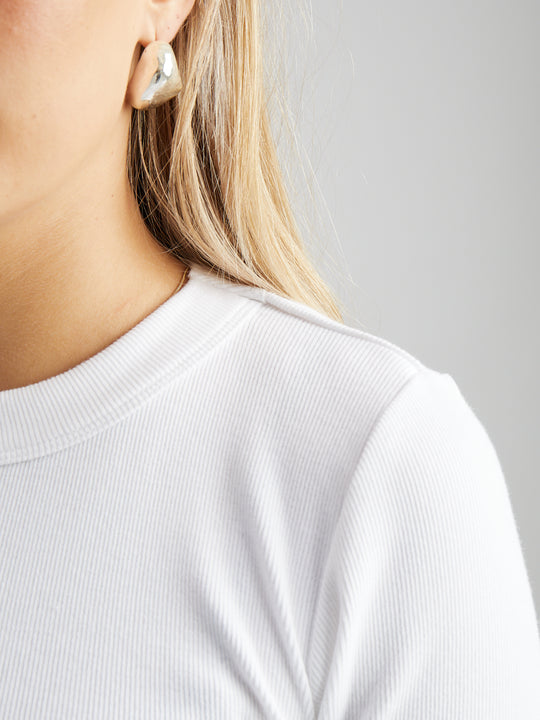 Peppercorn PCPhoebe GOTS Long Sleeve Top White