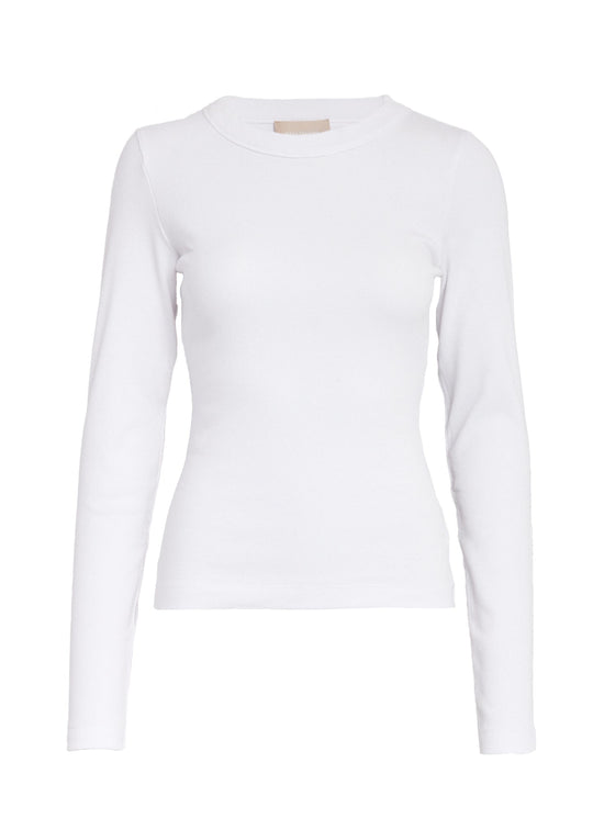 Peppercorn PCPhoebe GOTS Long Sleeve Top White