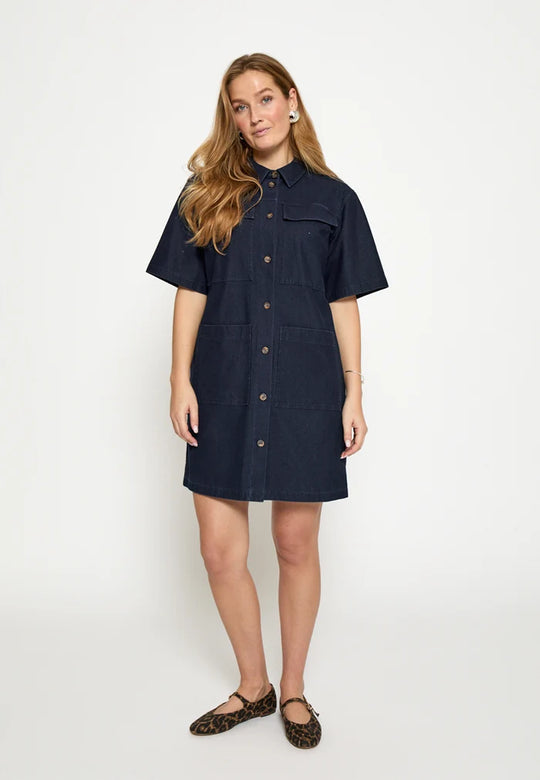 Peppercorn PCNaddie Dress Dark Denim
