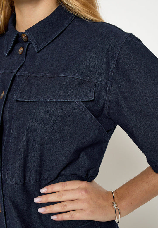 Peppercorn PCNaddie Dress Dark Denim