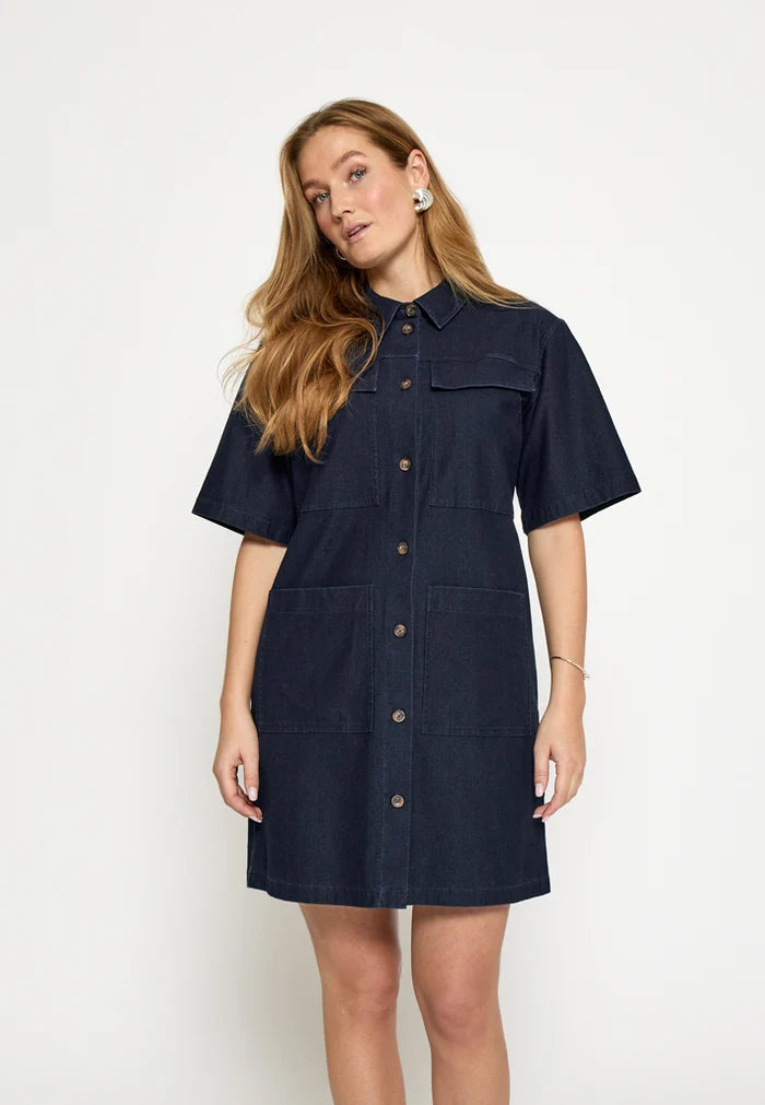 Peppercorn PCNaddie Dress Dark Denim