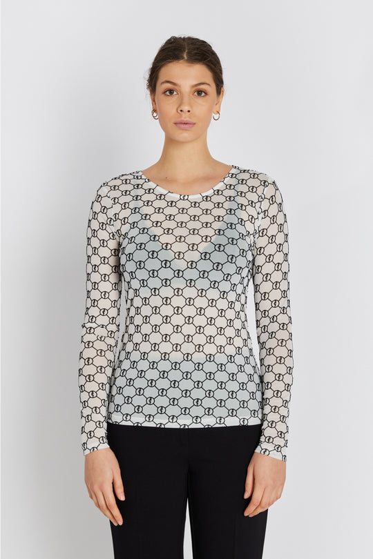 Rue de Femme Round neck blouse Off white