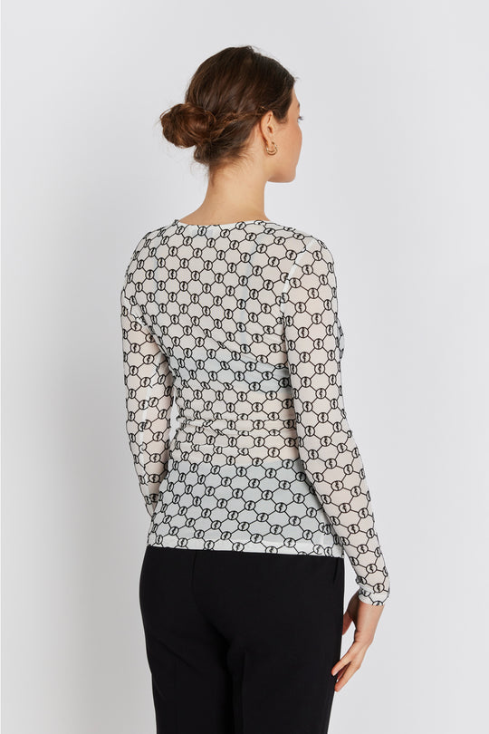 Rue de Femme Round neck blouse Off white