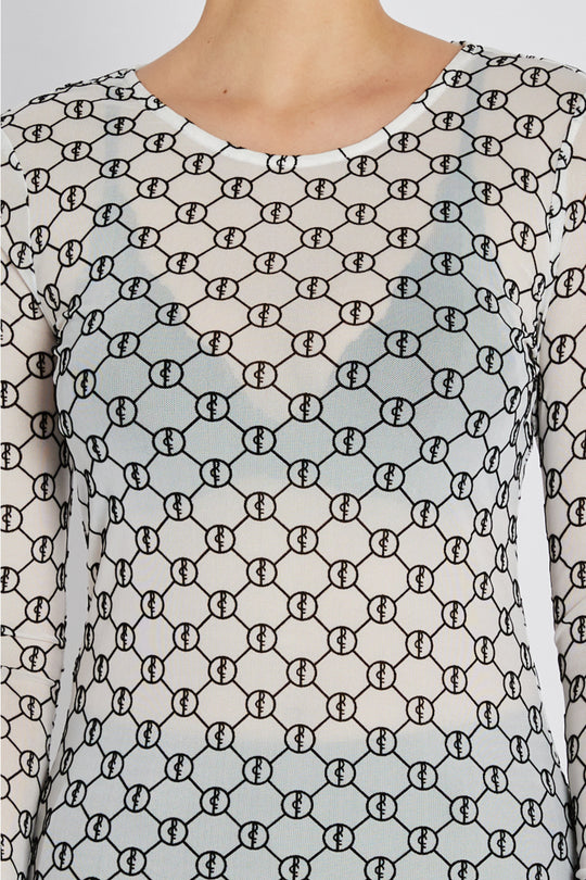 Rue de Femme Round neck blouse Off white