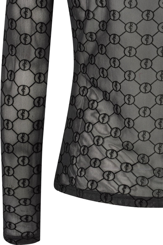 Rue de Femme Round neck blouse Black