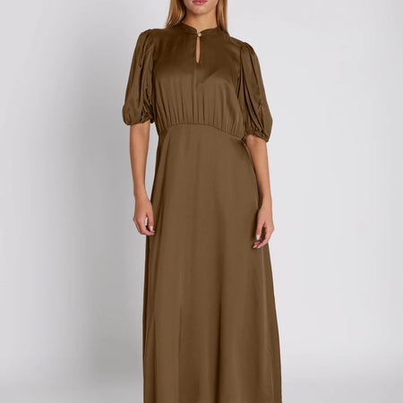 Rue de Femme Lorelei dress brown sugar