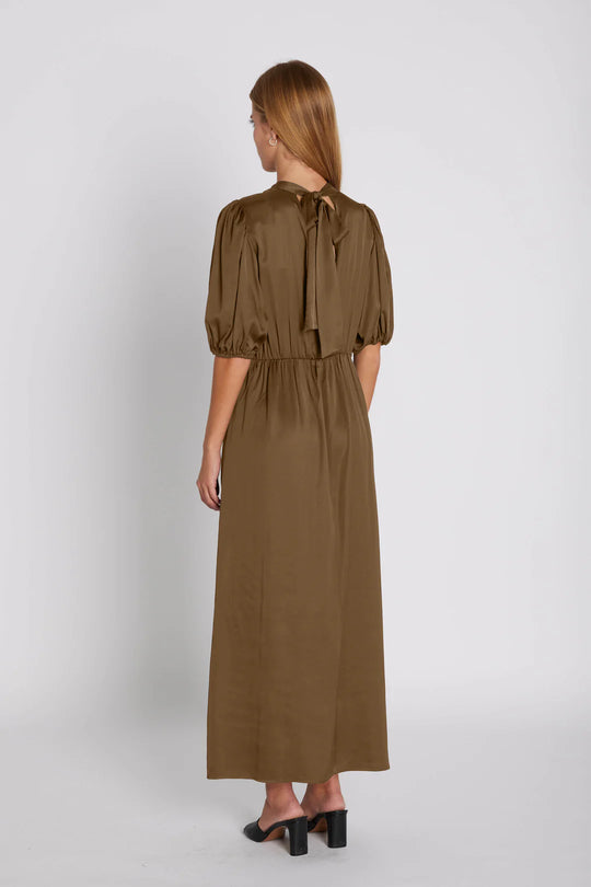 Rue de Femme Lorelei dress brown sugar