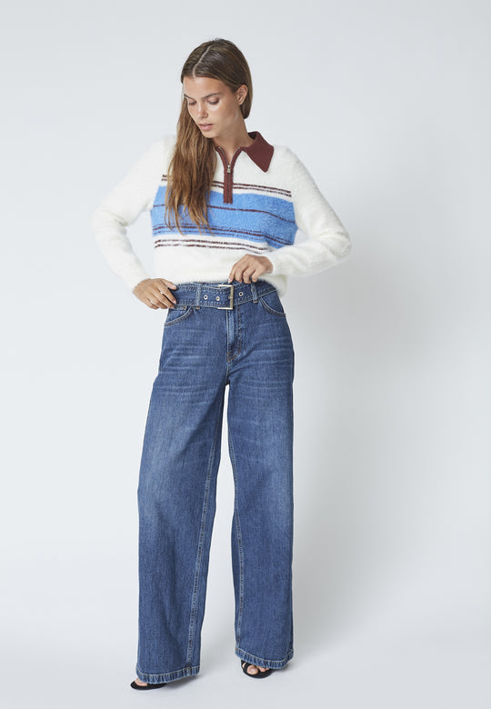 Co’Couture Rumicc Belt Jeans Dark Denim