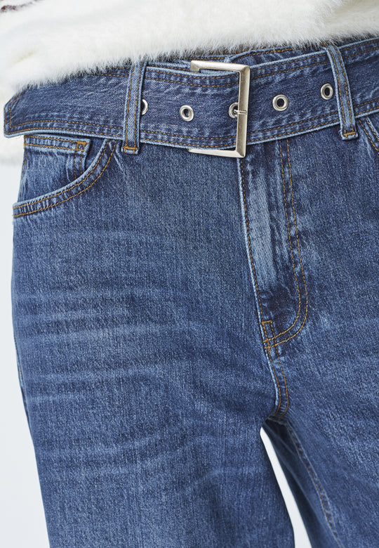 Co’Couture Rumicc Belt Jeans Dark Denim