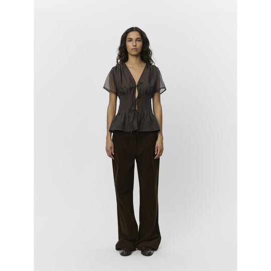 Sofie Schnoor MalinaSW Trousers Dark Brown