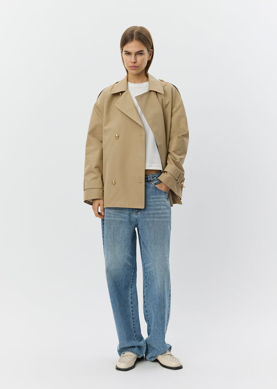 Sofie Schnoor AdriaSW short trench coat