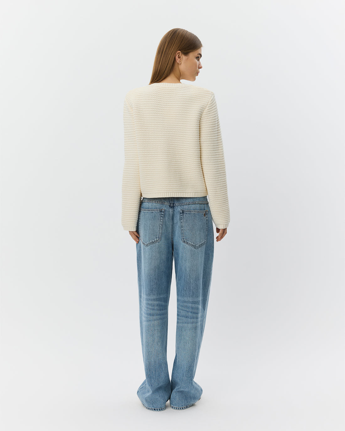 Sofie Schnoor Kyrasw Knit Cardigan off-white