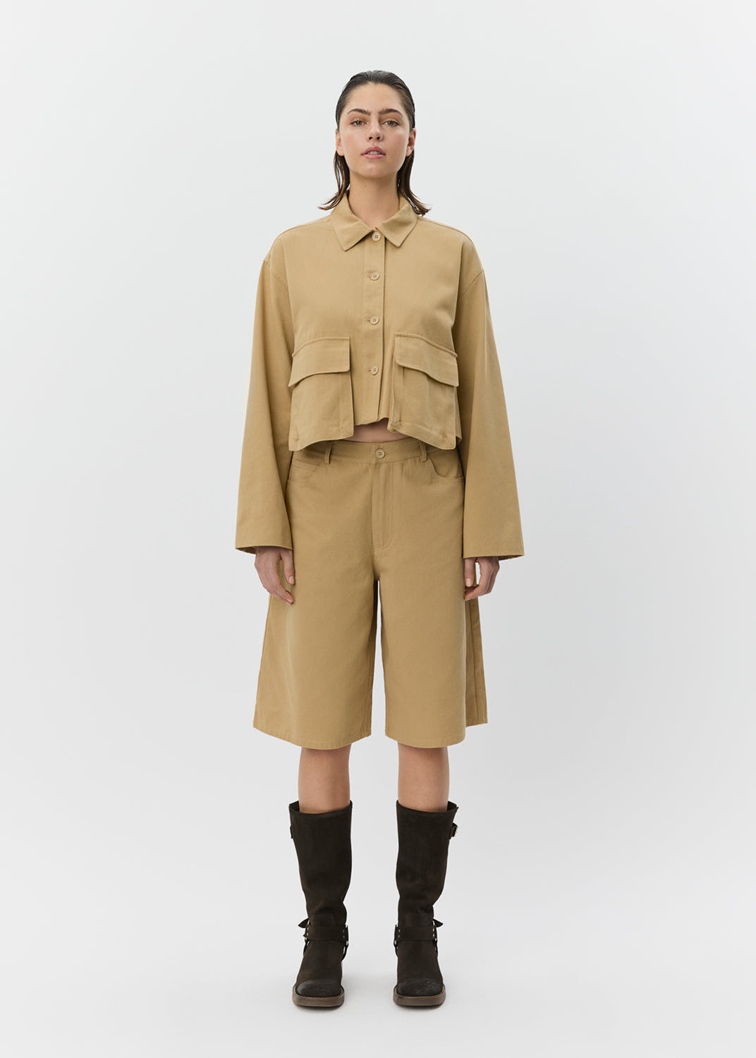 Sofie Schnoor Harley Bermuda shorts Camel