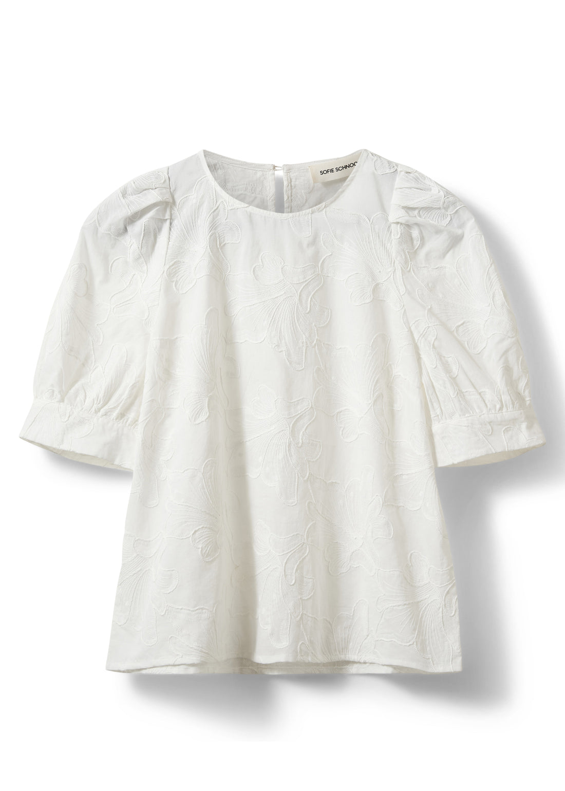 Sofie Schnoor Ahliasw Puff sleeve blouse white