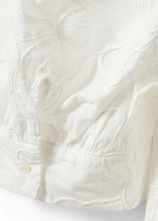 Sofie Schnoor Ahliasw Puff sleeve blouse white
