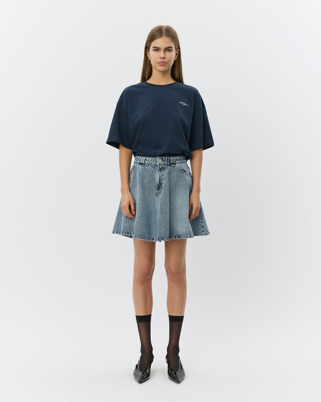 Sofie Schnoor Vera Boxy T-shirt S261430 Navy Blue
