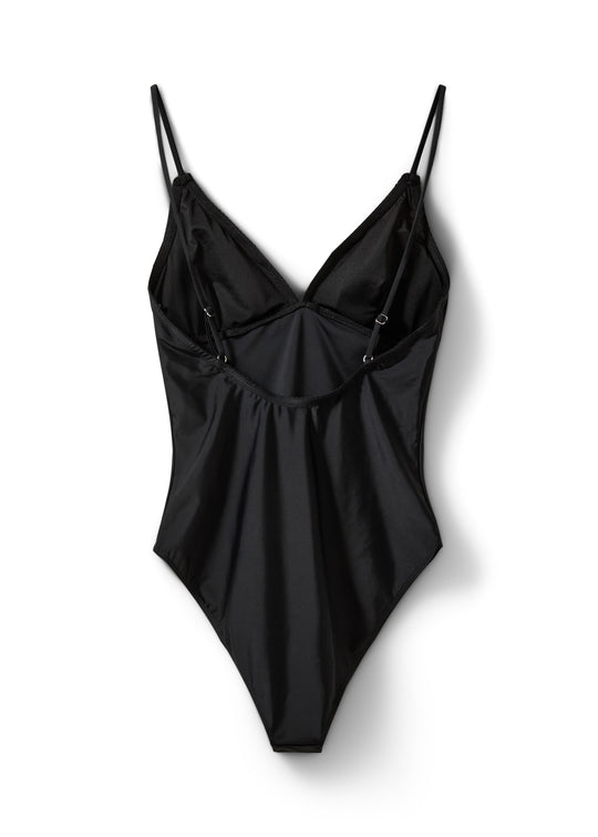 Sofie Schnoor Wanaya v-neck swimsuit Black