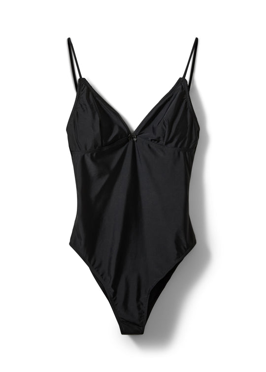 Sofie Schnoor Wanaya v-neck swimsuit Black