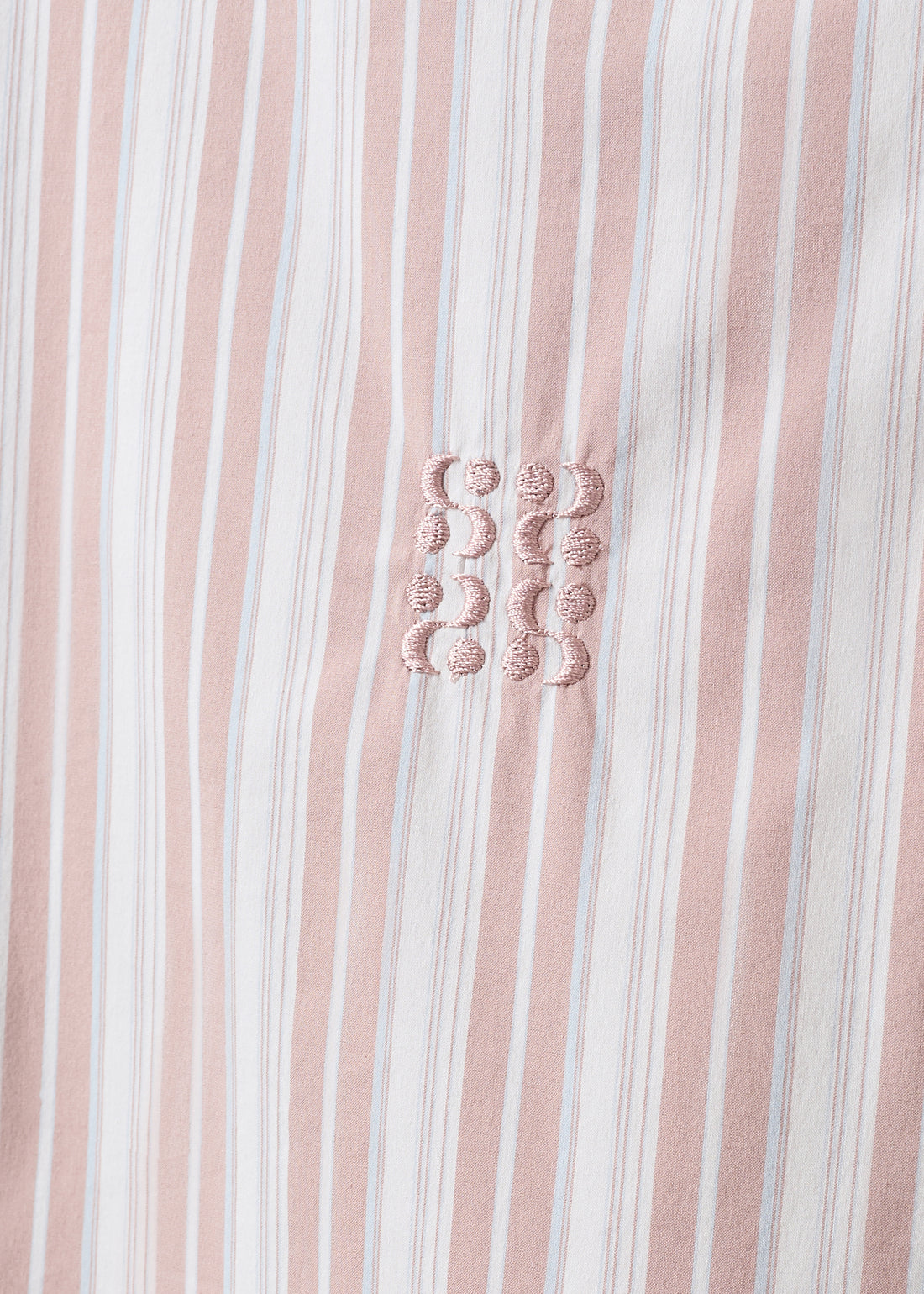 Sofie Schnoor Mercysw Oversized Shirt Light Rose Striped