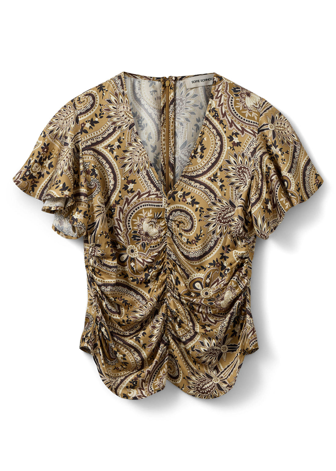 Sofie Schnoor Leelasw printed blouse Bronze Mix Paisley