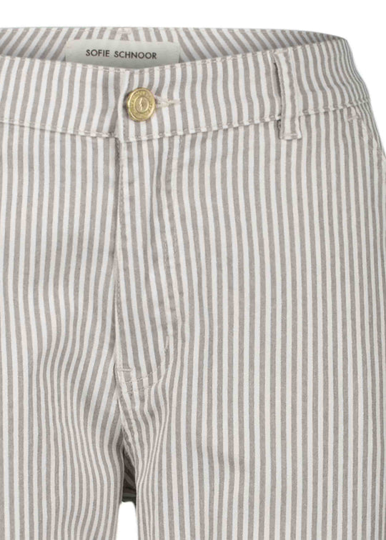 Sofie Schnoor SNOS250 Gitte Trousers Light Brown Striped