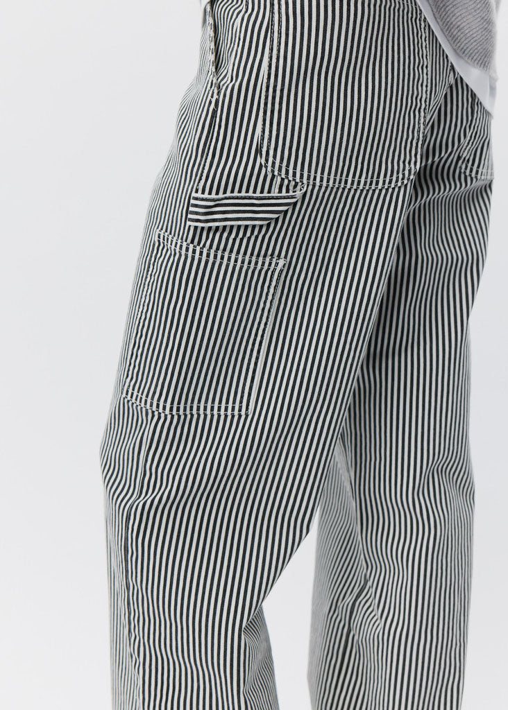 Sofie Schnoor SNOS250 Gittesw Trousers black white striped