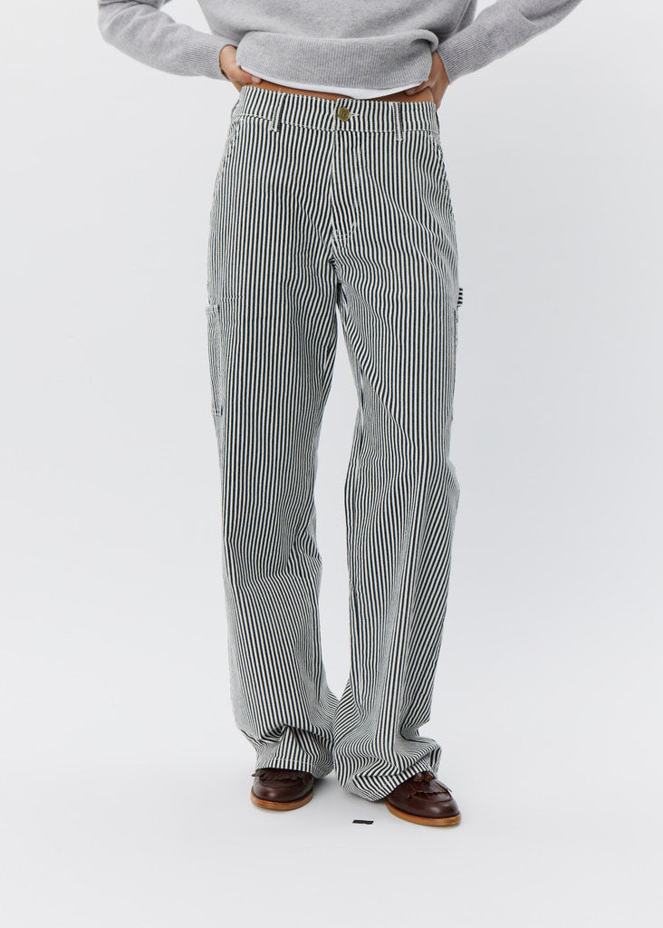 Sofie Schnoor SNOS250 Gittesw Trousers black white striped