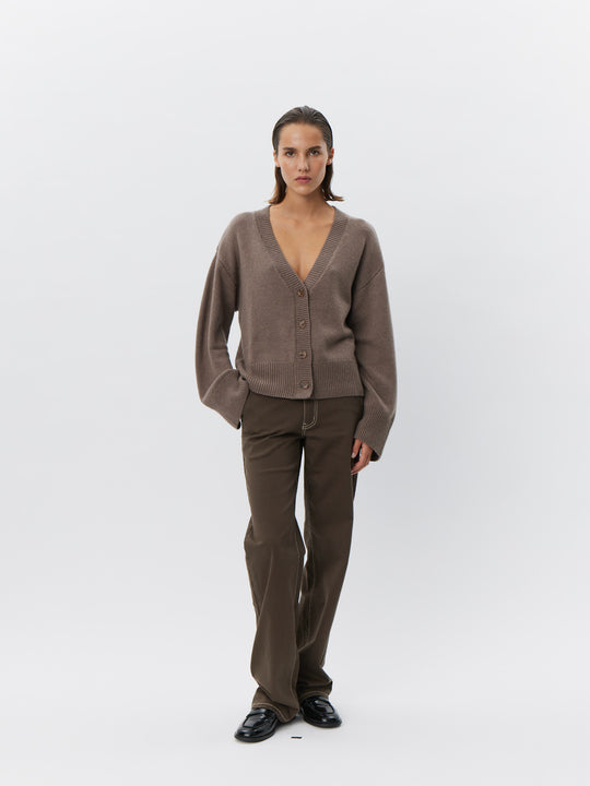 Sofie Schnoor Levasw cardigan Brown Fudge