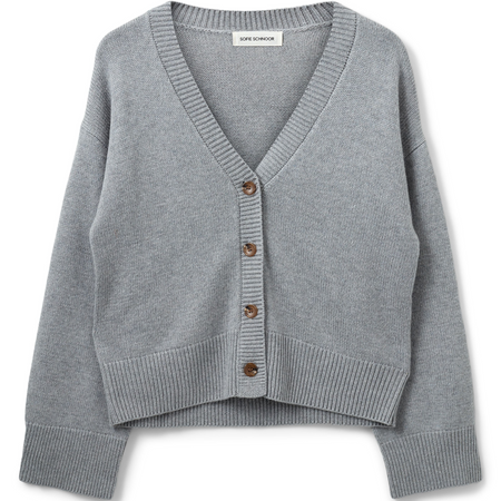 Pre-order uge 35. Sofie Schnoor LevaSW Cardigan Grey Melange