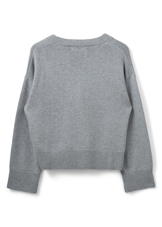 Pre-order uge 35. Sofie Schnoor LevaSW Cardigan Grey Melange