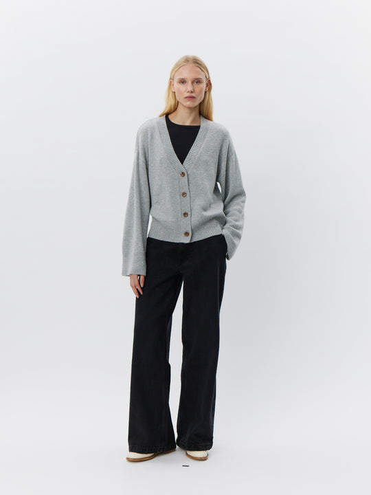 Pre-order uge 35. Sofie Schnoor LevaSW Cardigan Grey Melange