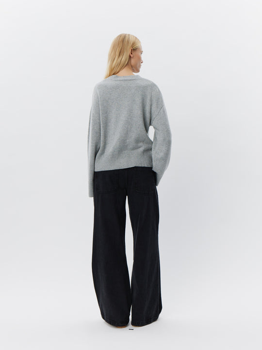 Pre-order uge 35. Sofie Schnoor LevaSW Cardigan Grey Melange