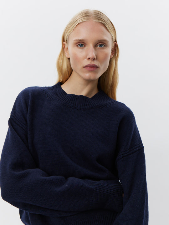 Sofie Schnoor Hope sweater navy blue snos541