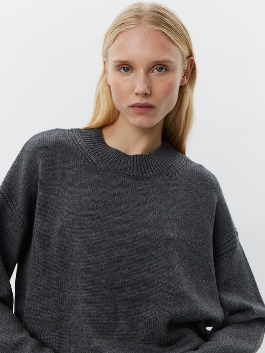 Sofie Schnoor Hope Sweater dark grey snos541