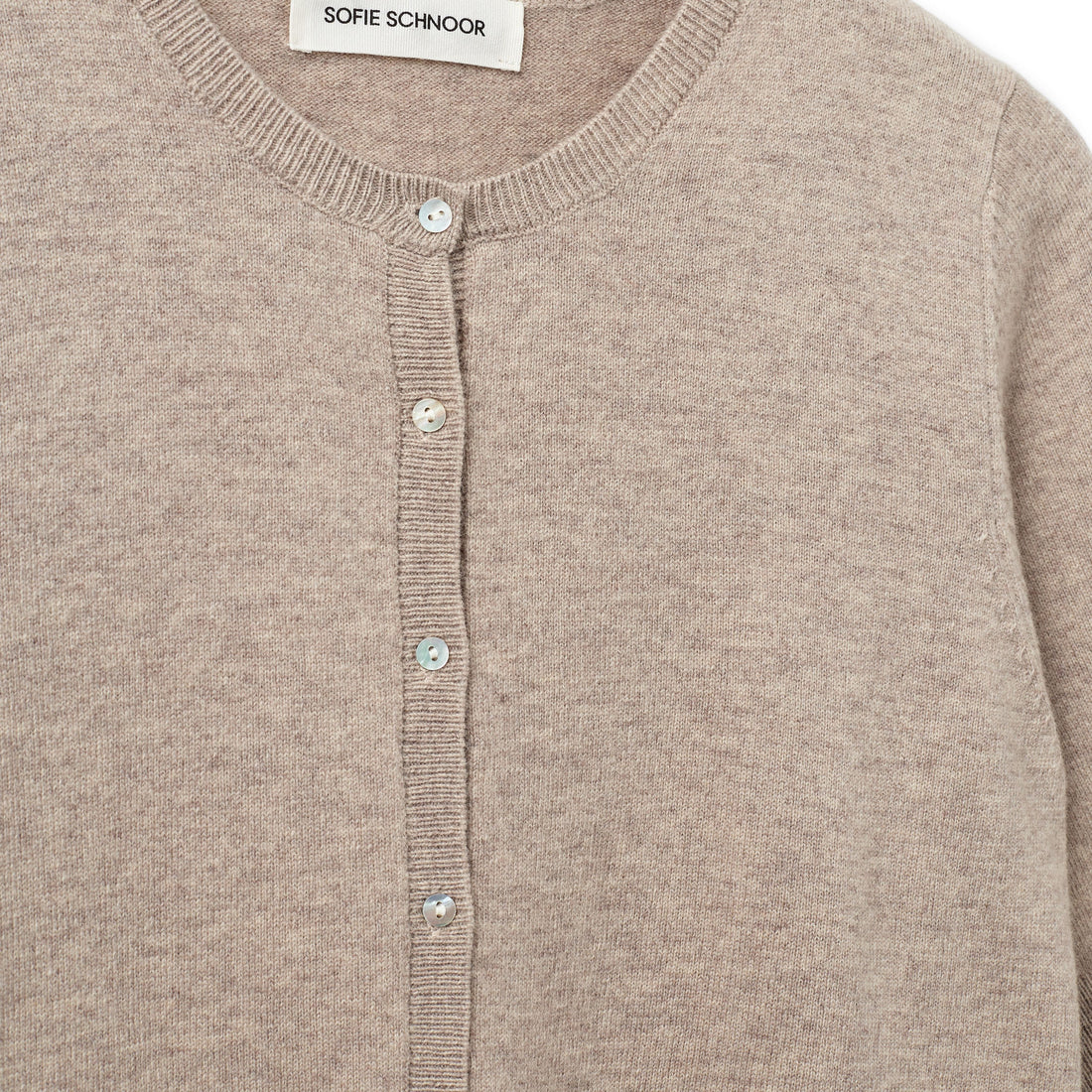 Sofie Schnoor Sunasw Cardigan SNOS420 Light Brown Melange