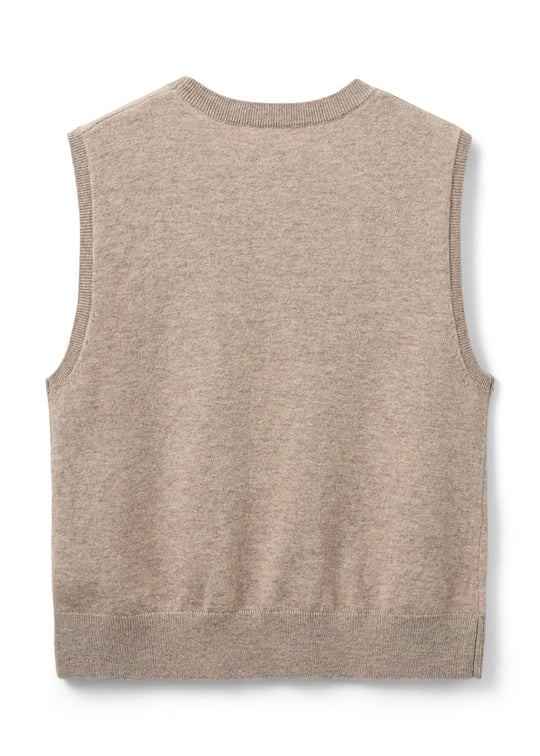 Sofie Schnoor Karlisw vest brown melange