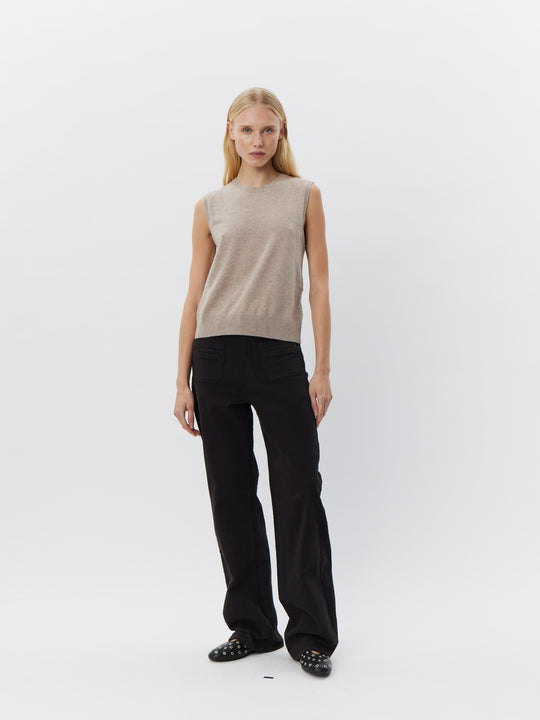 Sofie Schnoor Karlisw vest brown melange