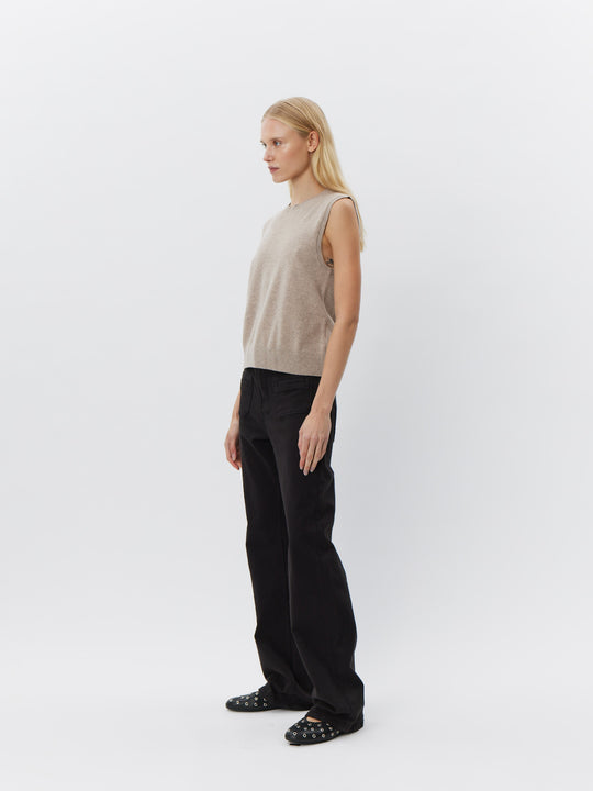 Sofie Schnoor Karlisw vest brown melange
